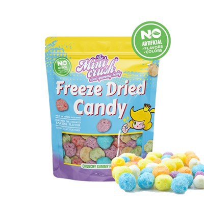 Dondurulmuş Qurudulmuş Xırtıldayan Puflar (Təbii Rəng)