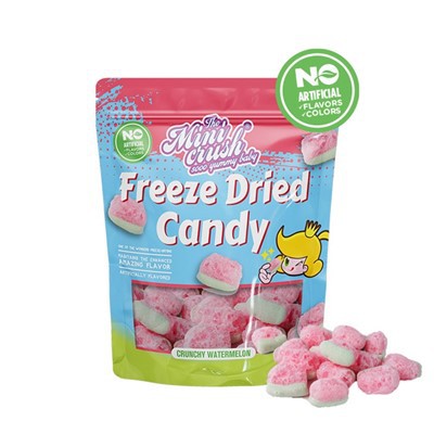 Dondurulmuş Quru Xırtıldayan Qarpız (Təbii Rəng)